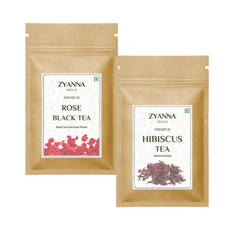 Rose Black Tea & Hibiscus Tea